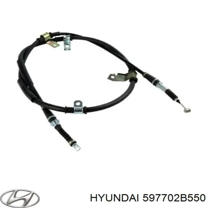 Compre 597702B550 Hyundai/Kia Cabo do freio de estacionamento traseiro direito