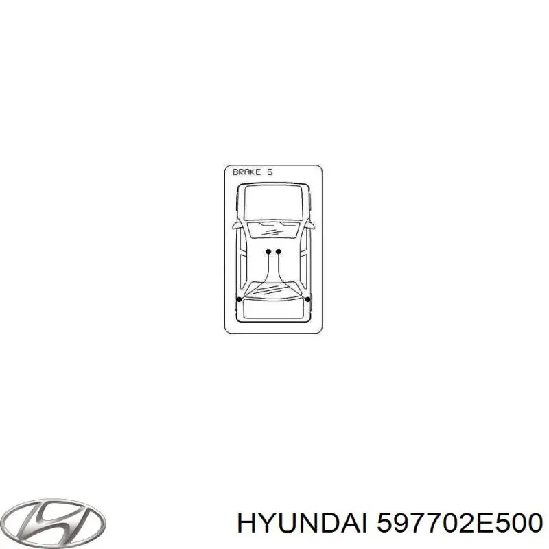Cabo do freio de estacionamento traseiro direito Hyundai/Kia 597702E500 preço, a partir de 31,71 USD