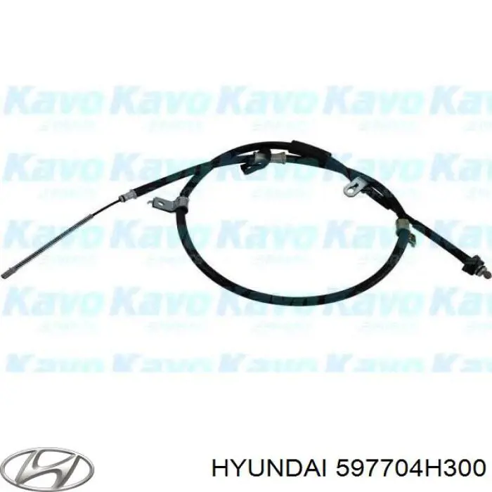 Cabo do freio de estacionamento traseiro direito Hyundai/Kia 597704H300 preço, a partir de 27,63 USD