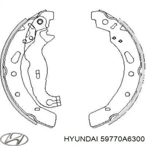 59770A6300 Hyundai/Kia Cabo do freio de estacionamento traseiro direito