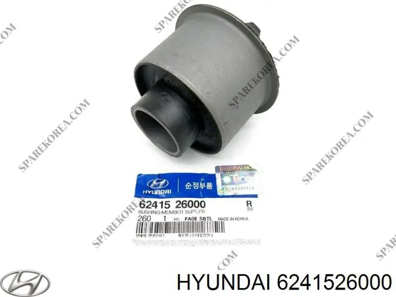 Compre 6241526000 Hyundai/Kia Bloco silencioso (coxim) de viga dianteira (de plataforma veicular)