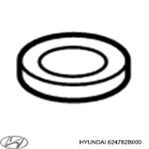 624782B000 Hyundai/Kia Bloco silencioso dianteiro do braço oscilante inferior