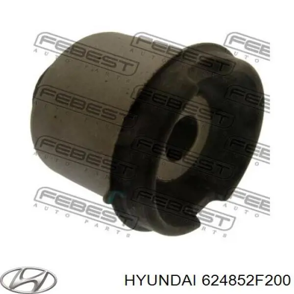 624852F200 Hyundai/Kia Bloco silencioso (coxim) de viga dianteira (de plataforma veicular)