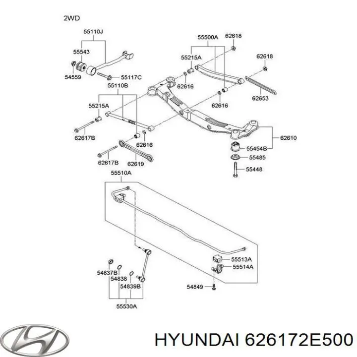Parafuso Hyundai/Kia 626172E500 preço, a partir de 9,33 USD