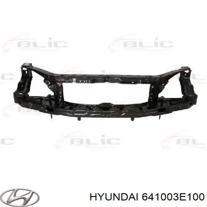 641003E100 Hyundai/Kia Suporte do radiador montado (painel de montagem de fixação das luzes)