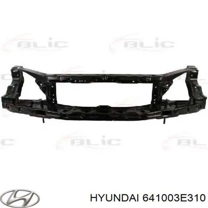 641003E310 Hyundai/Kia Suporte do radiador montado (painel de montagem de fixação das luzes)