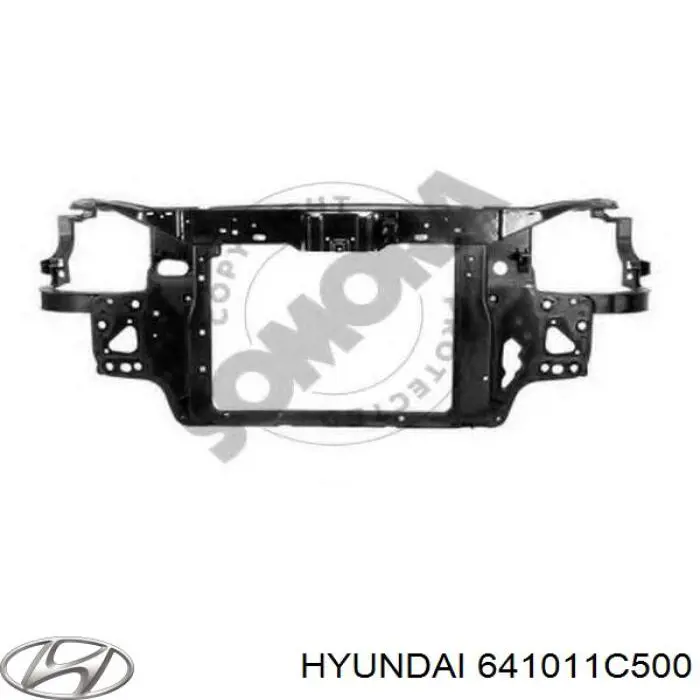 641011C500 Hyundai/Kia Suporte do radiador montado (painel de montagem de fixação das luzes)