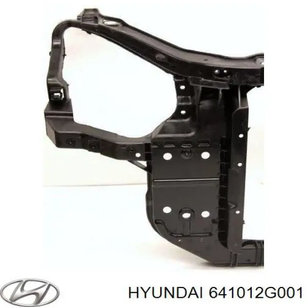 641012G001 Hyundai/Kia Suporte do radiador montado (painel de montagem de fixação das luzes)