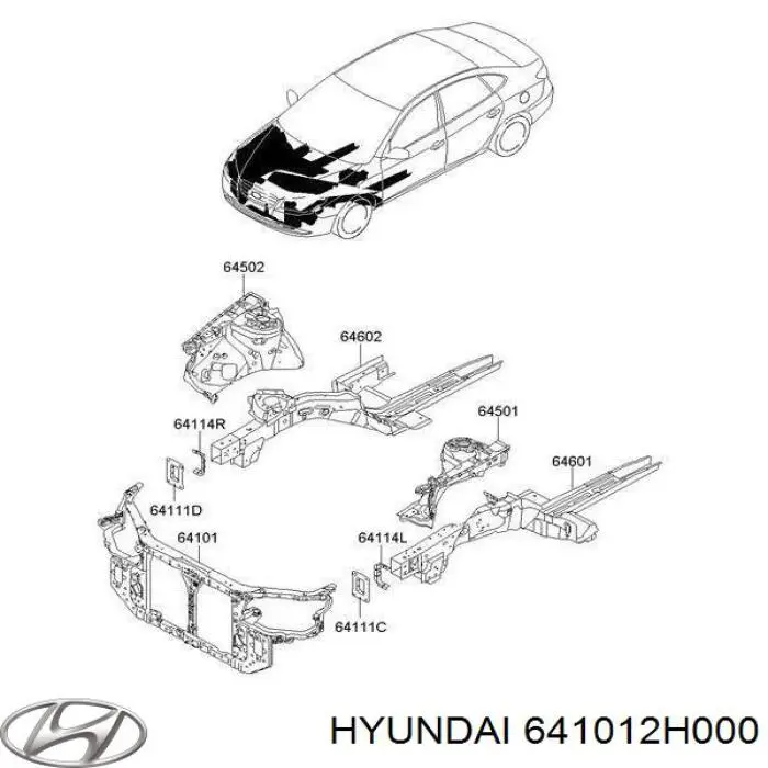  Hyundai/Kia 641012H000