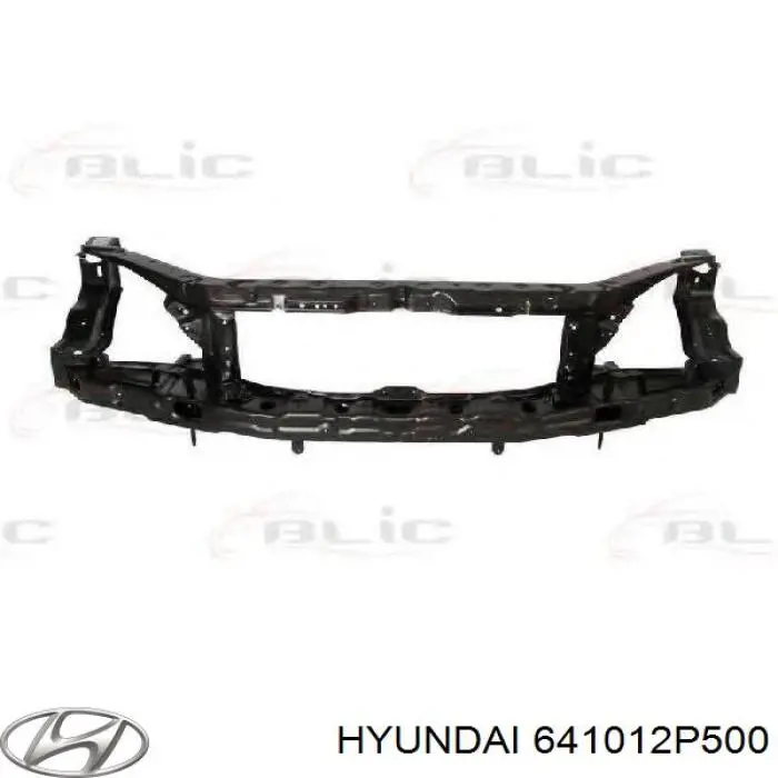 641012P500 Hyundai/Kia Suporte do radiador montado (painel de montagem de fixação das luzes)
