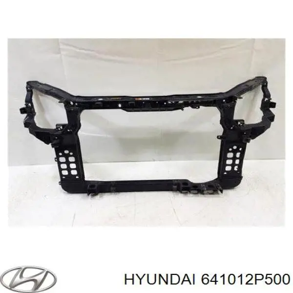 Suporte do radiador montado (painel de montagem de fixação das luzes) 641012P500 Hyundai/Kia