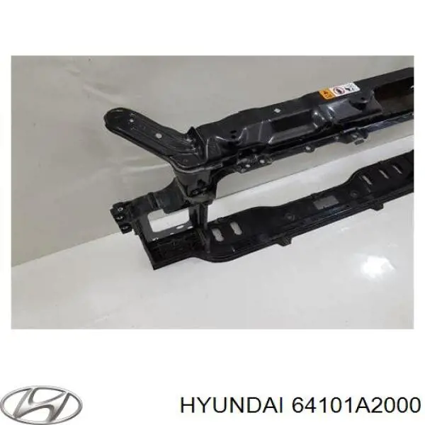 64101A2000 Hyundai/Kia Suporte do radiador montado (painel de montagem de fixação das luzes)