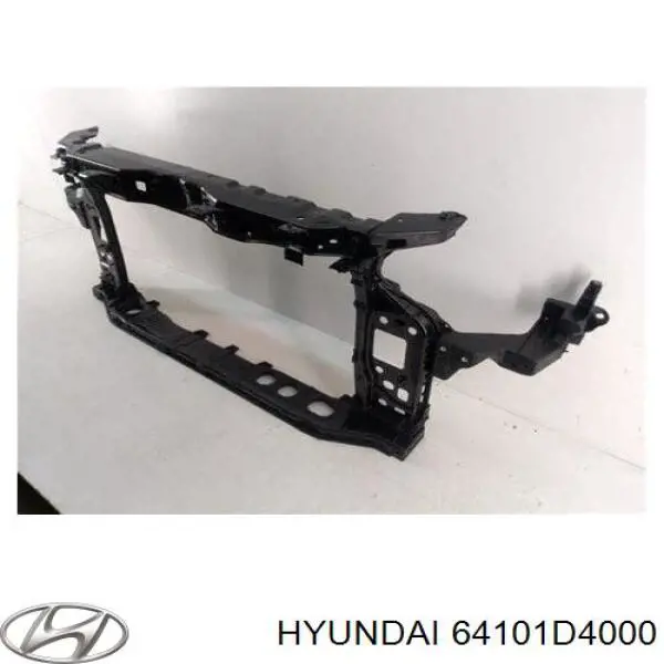 64101D4000 Hyundai/Kia Suporte do radiador montado (painel de montagem de fixação das luzes)