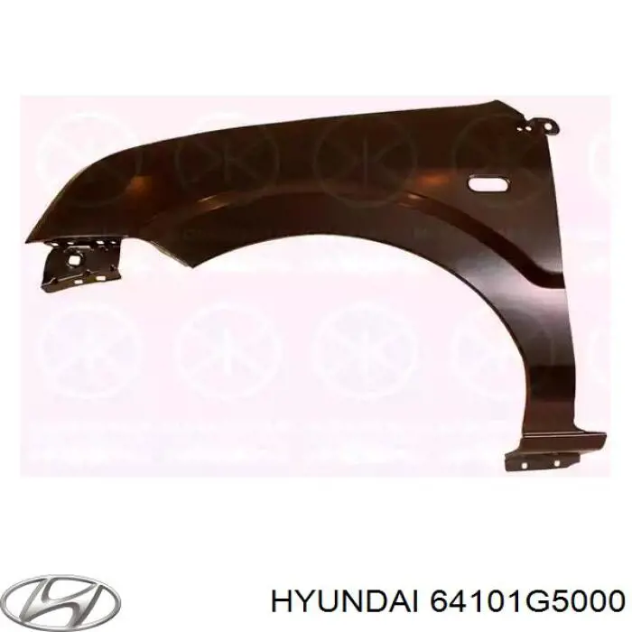 64101G5000 Hyundai/Kia Suporte do radiador montado (painel de montagem de fixação das luzes)
