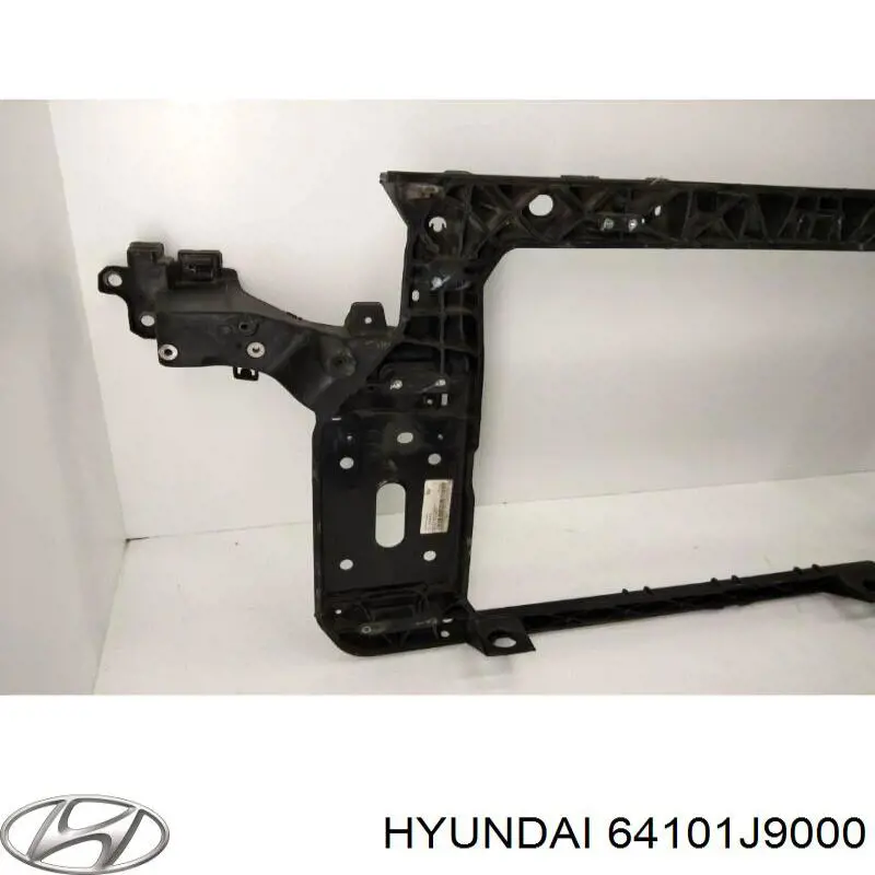 64101J9000 Hyundai/Kia Suporte do radiador montado (painel de montagem de fixação das luzes)