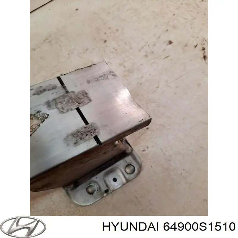 64900S1510 Hyundai/Kia Reforçador do pára-choque dianteiro