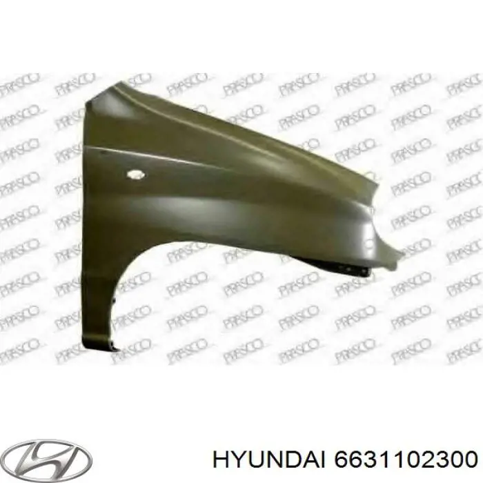 Compre 6631102300 Hyundai/Kia Pára-lama dianteiro esquerdo