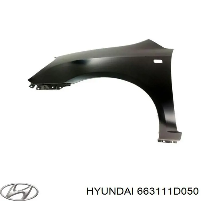 663111D050 Hyundai/Kia Pára-lama dianteiro esquerdo