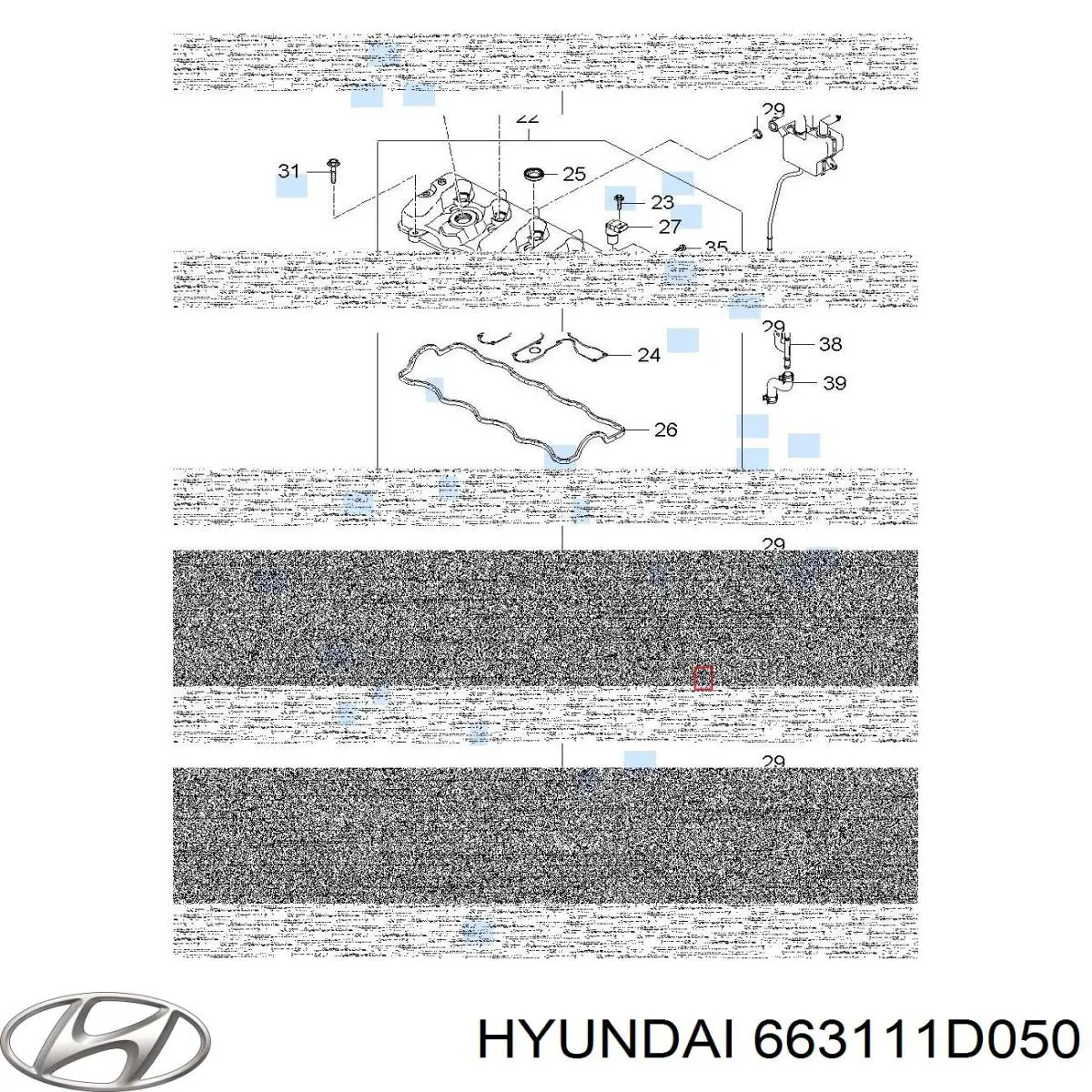 Compre 663111D050 Hyundai/Kia Pára-lama dianteiro esquerdo
