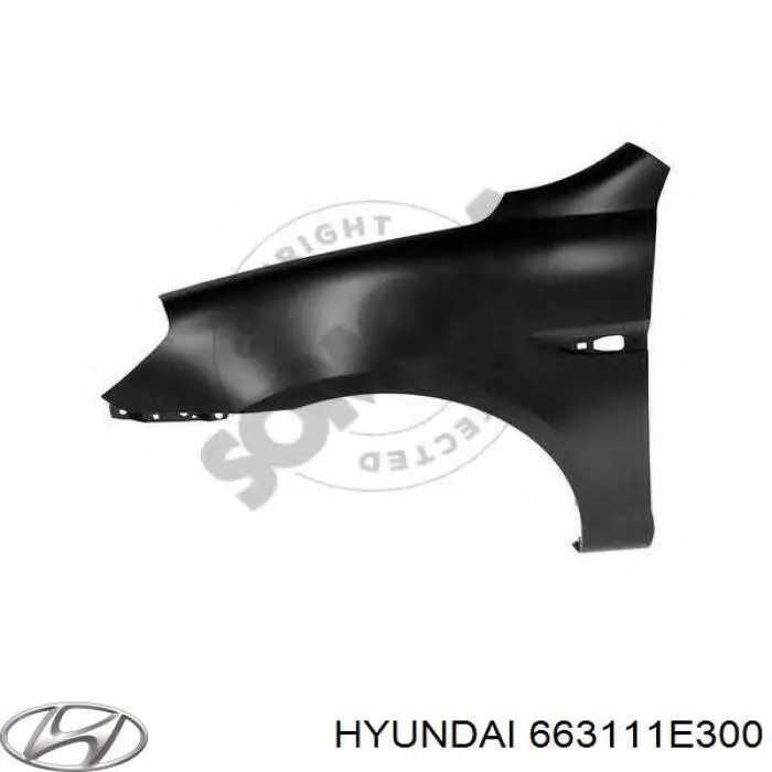Pára-lama dianteiro esquerdo Hyundai/Kia 663111E300 preço, a partir de 114,07 USD