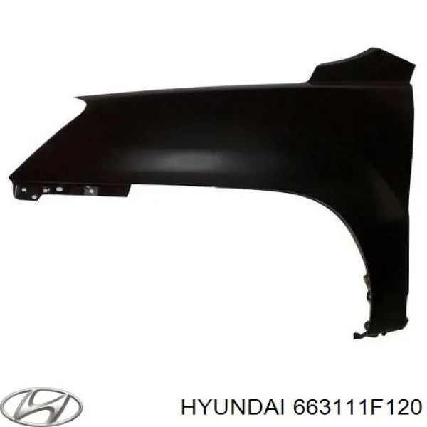 Compre 663111F120 Hyundai/Kia Pára-lama dianteiro esquerdo