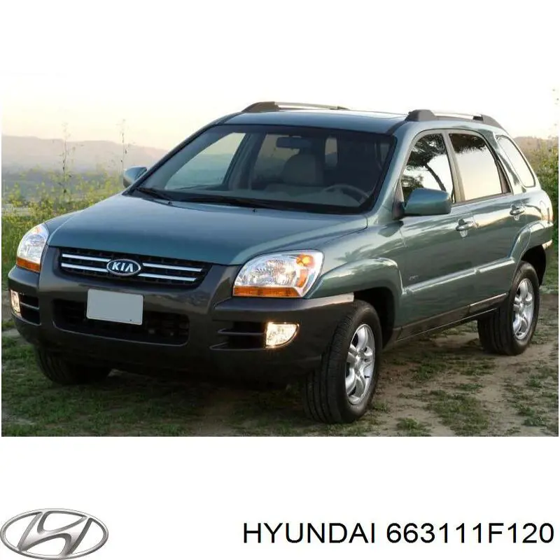 Compre 663111F120 Hyundai/Kia Pára-lama dianteiro esquerdo