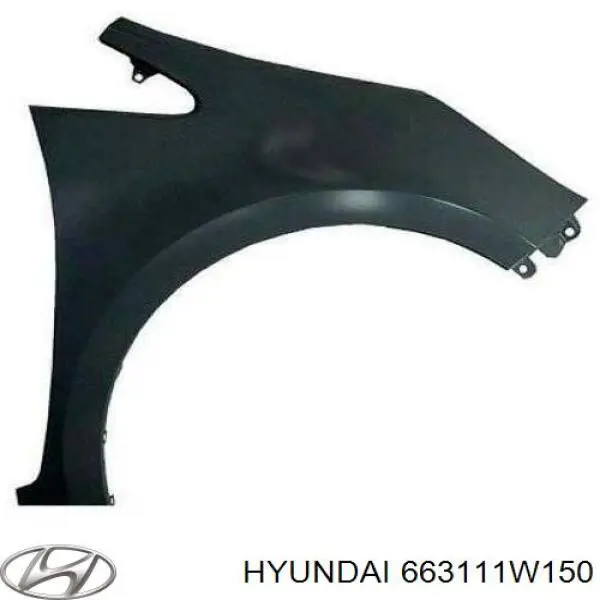Pára-lama dianteiro esquerdo Hyundai/Kia 663111W150 preço, a partir de 184,31 USD