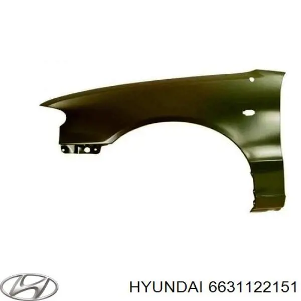 Compre 6631122151 Hyundai/Kia Pára-lama dianteiro esquerdo