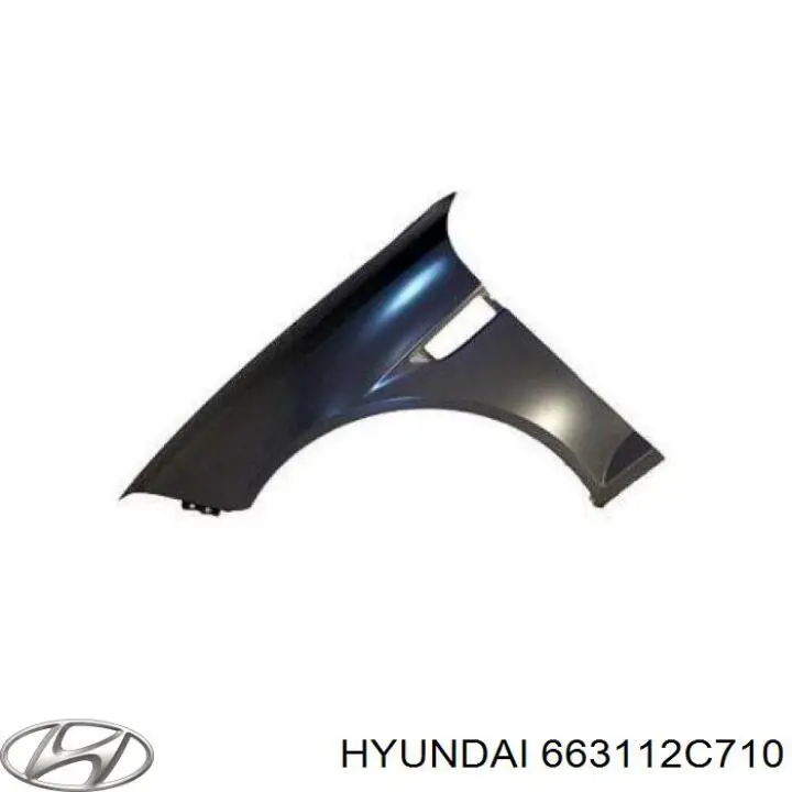 Pára-lama dianteiro esquerdo Hyundai/Kia 663112C710 preço, a partir de 255,35 USD