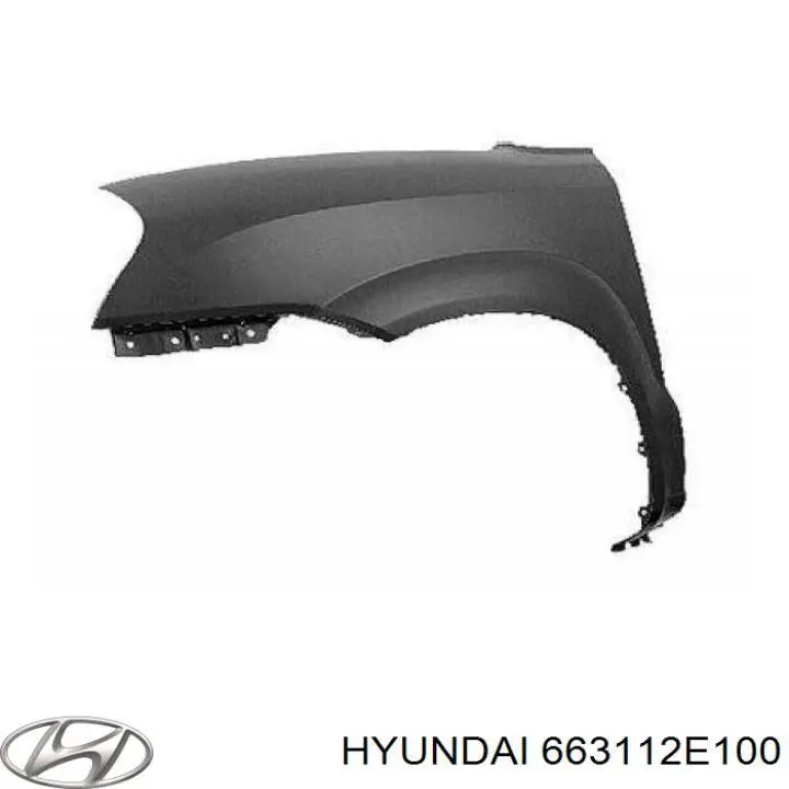 Compre 663112E100 Hyundai/Kia Pára-lama dianteiro esquerdo