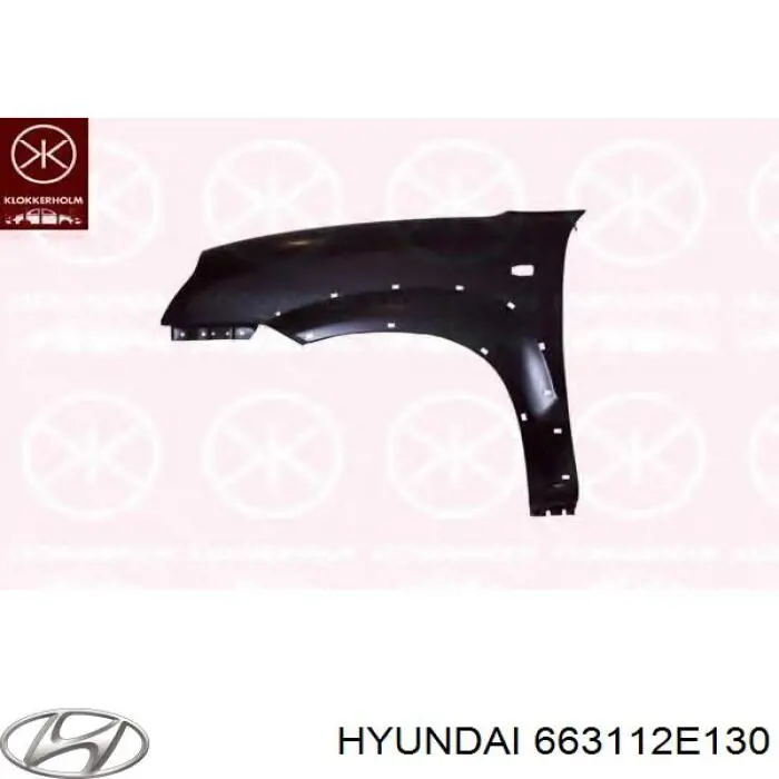 Pára-lama dianteiro esquerdo Hyundai/Kia 663112E130 preço, a partir de 116,62 USD
