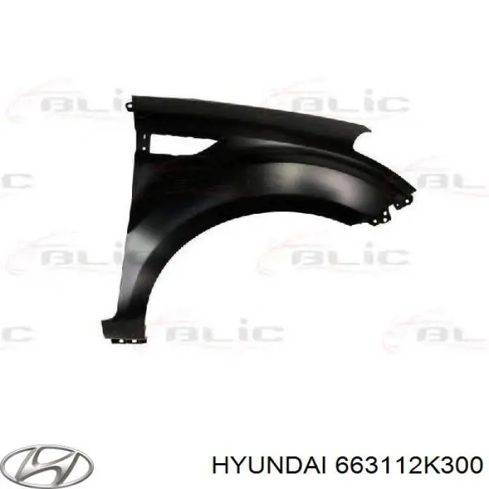 Compre 663112K300 Hyundai/Kia Pára-lama dianteiro esquerdo