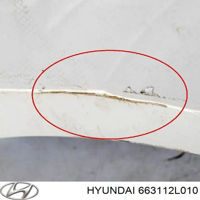 Compre 663112L010 Hyundai/Kia Pára-lama dianteiro esquerdo