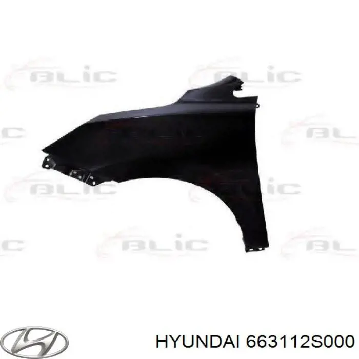 Compre 663112S000 Hyundai/Kia Pára-lama dianteiro esquerdo