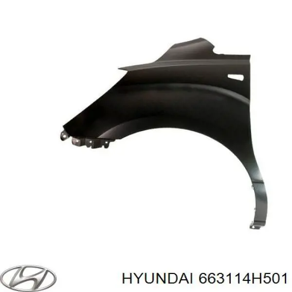 Pára-lama dianteiro esquerdo para Hyundai H-1 STAREX Starex TQ