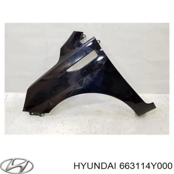 Pára-lama dianteiro esquerdo 663114Y000 Hyundai/Kia