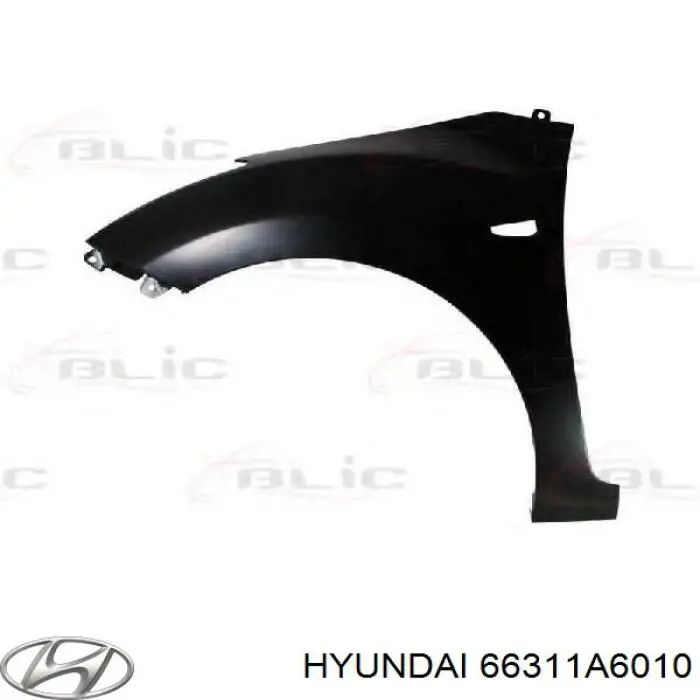 66311A6010 Hyundai/Kia Pára-lama dianteiro esquerdo
