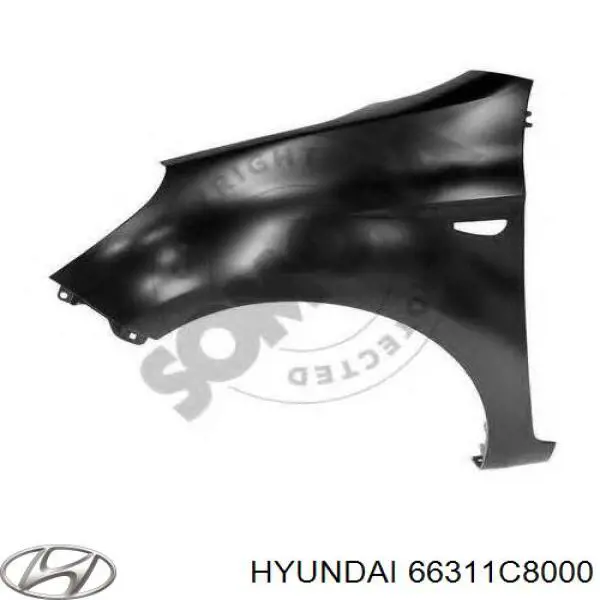 Pára-lama dianteiro esquerdo Hyundai/Kia 66311C8000 preço, a partir de 229,51 USD