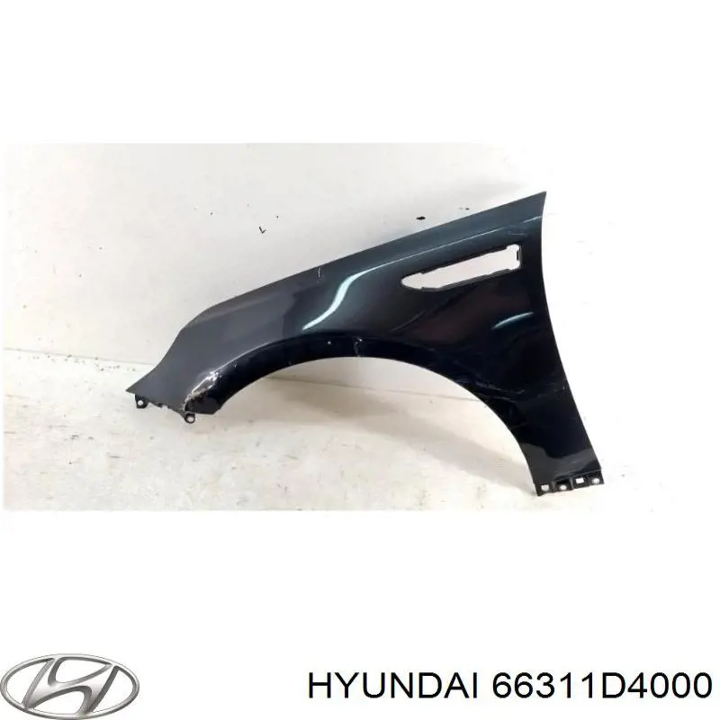 66311D4000 Hyundai/Kia Pára-lama dianteiro esquerdo