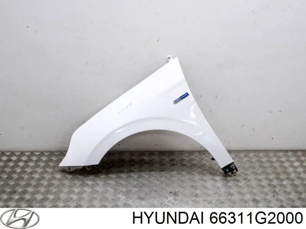 66311G2000 Hyundai/Kia Pára-lama dianteiro esquerdo