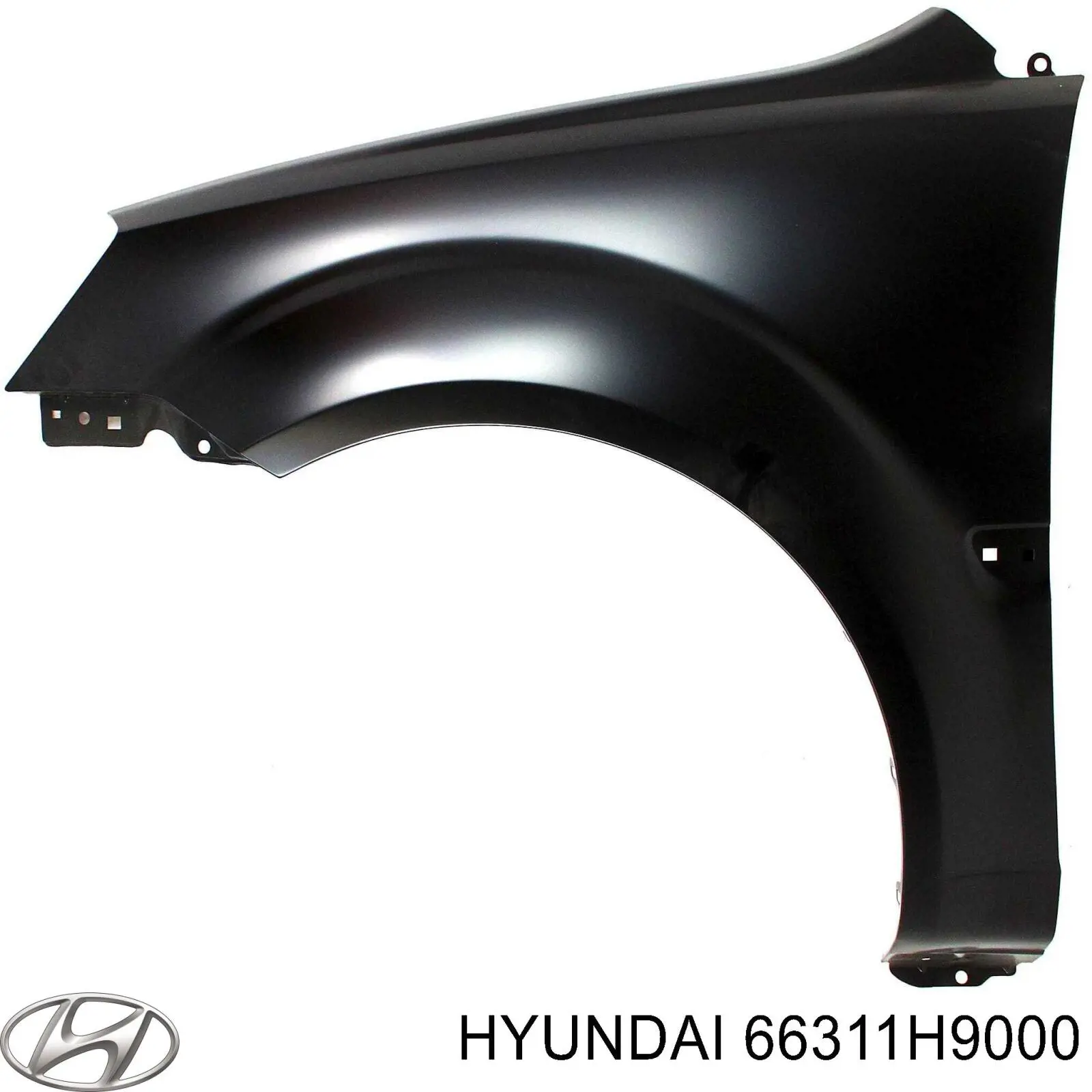 66311H8000 Hyundai/Kia Pára-lama dianteiro esquerdo