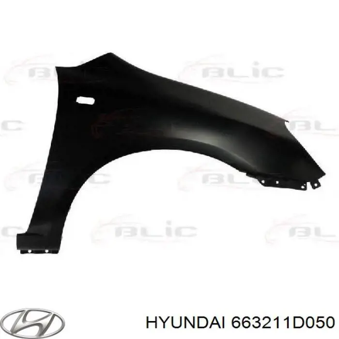 Compre 663211D050 Hyundai/Kia Pára-lama dianteiro direito