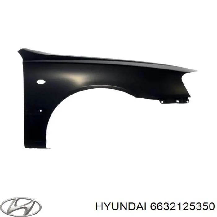 6632125350 Hyundai/Kia Pára-lama dianteiro direito