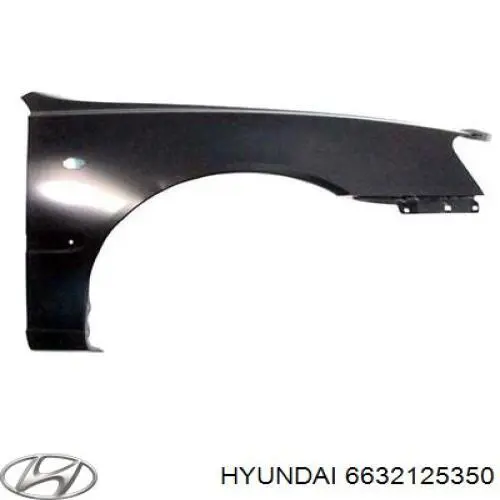 Pára-lama dianteiro direito Hyundai/Kia 6632125350 preço, a partir de 56,35 USD