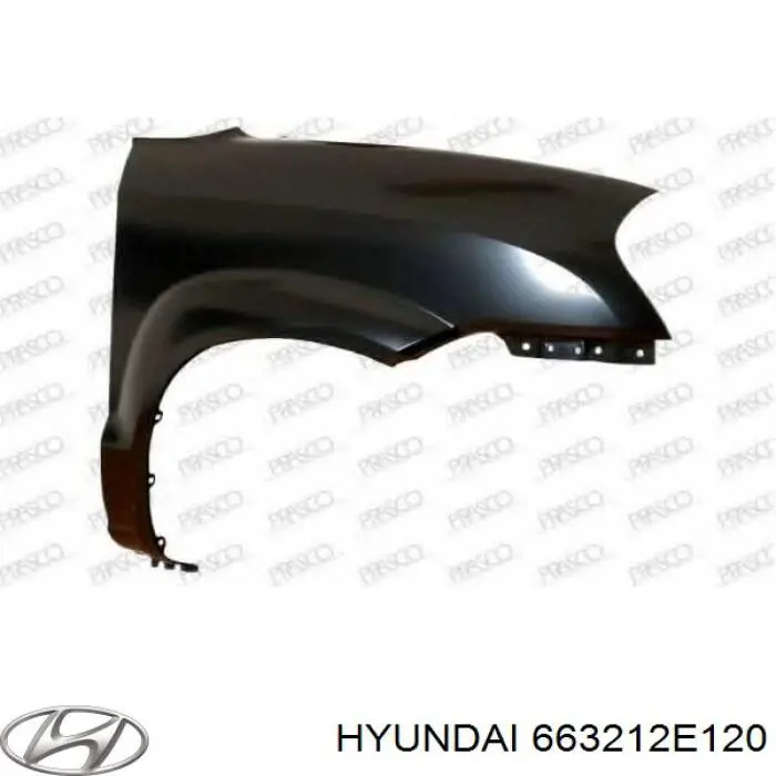 Pára-lama dianteiro direito Hyundai/Kia 663212E120 preço, a partir de 68,34 USD