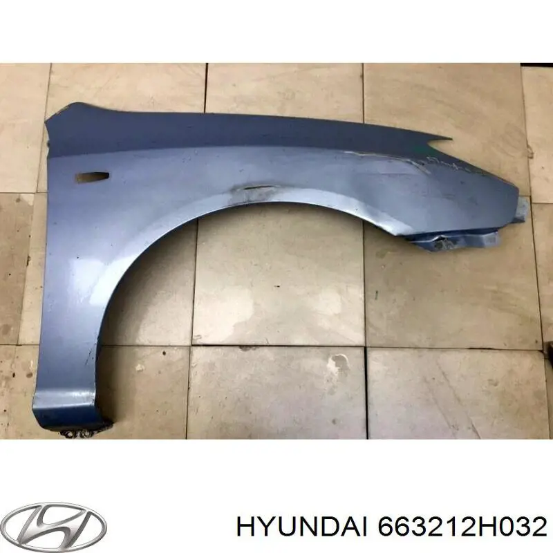 663212H032 Hyundai/Kia Pára-lama dianteiro direito