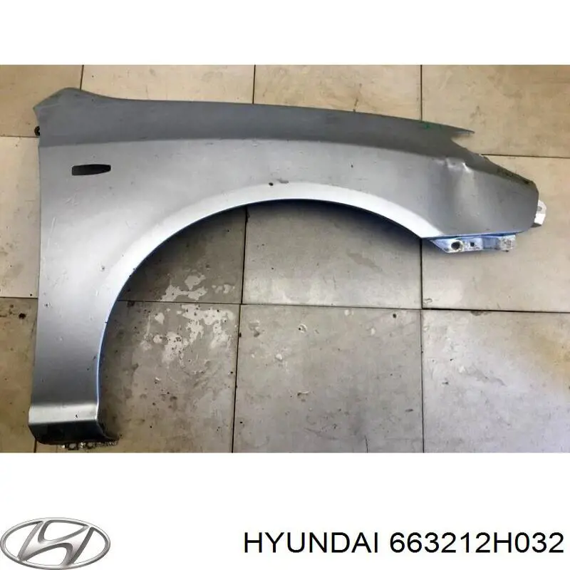 Pára-lama dianteiro direito 663212H032 Hyundai/Kia
