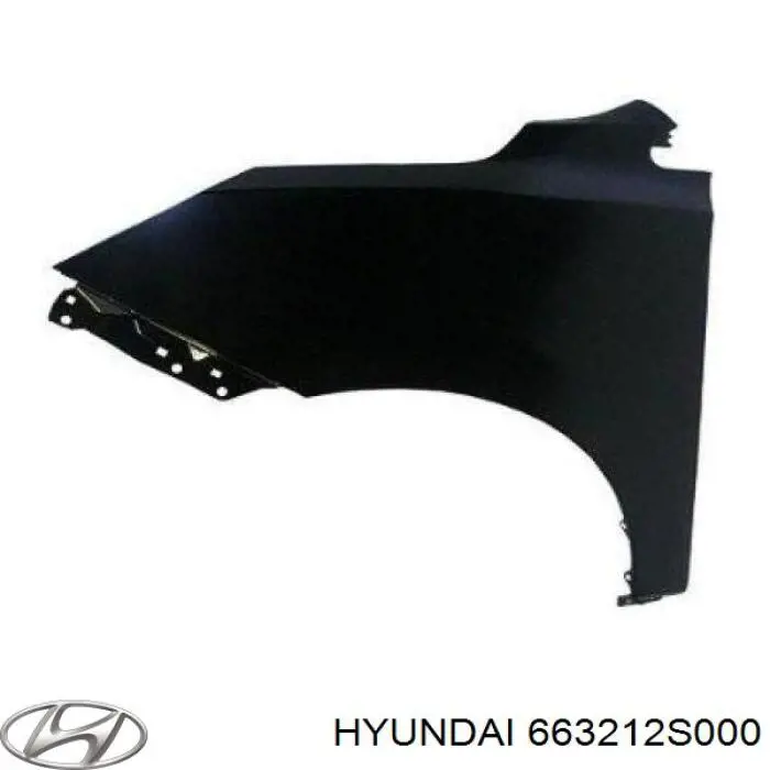 Compre 663212S000 Hyundai/Kia Pára-lama dianteiro direito