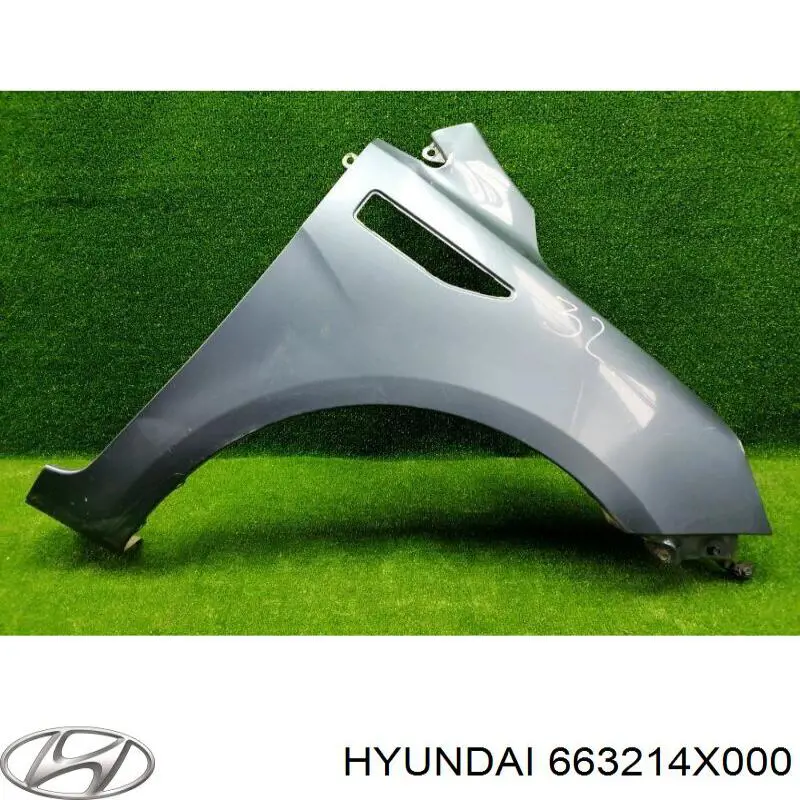 663214X000 Hyundai/Kia Pára-lama dianteiro direito