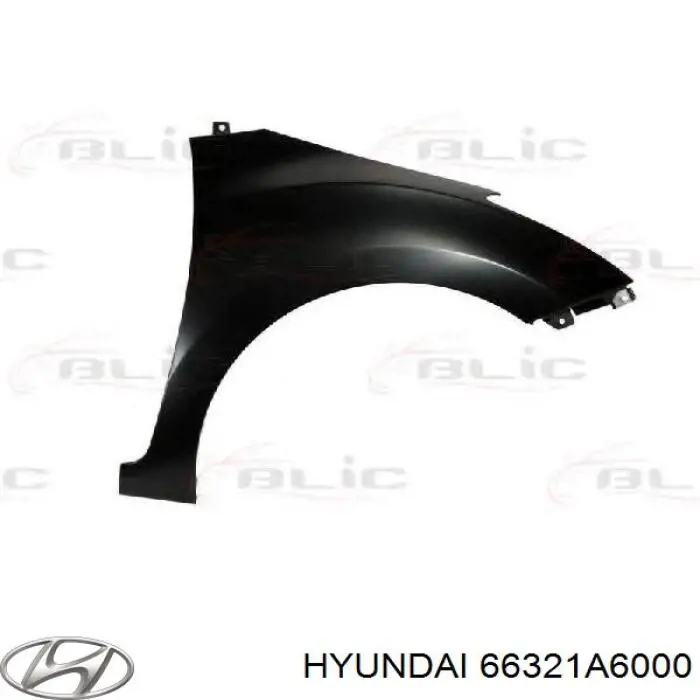 Pára-lama dianteiro direito Hyundai/Kia 66321A6000 preço, a partir de 84,74 USD